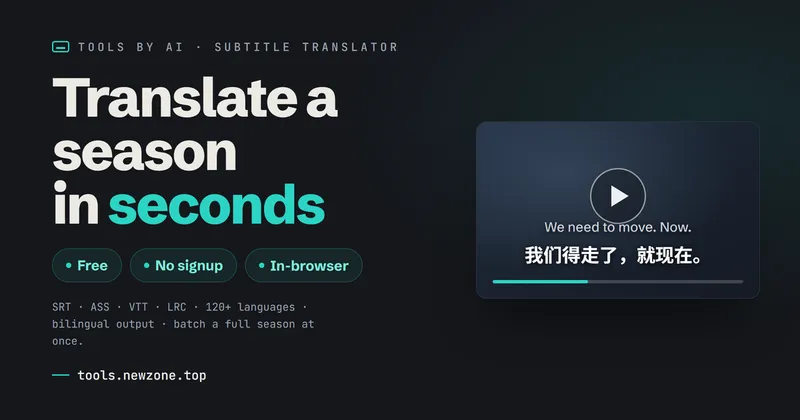 Subtitle Translator 预览图