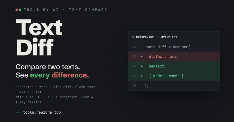 Text Diff 预览图